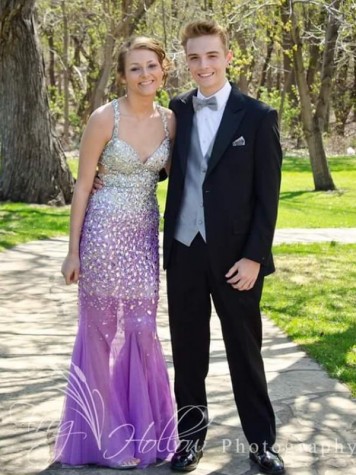 Haley Burns (11) and her date Zac Yahn (10)