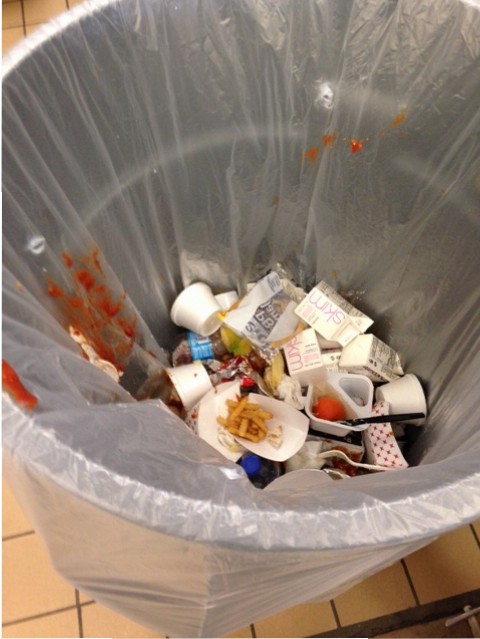 The food waste at BHS