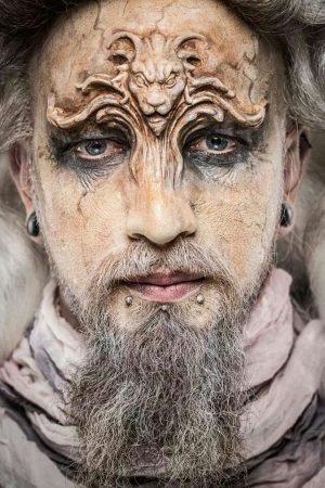 Makeup prosthetic photo from Pinterest.