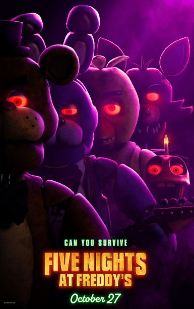 Five Nights at Freddys movie poster from imbd.com