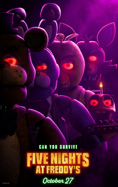 "Five Nights at Freddy's" movie poster from imbd.com